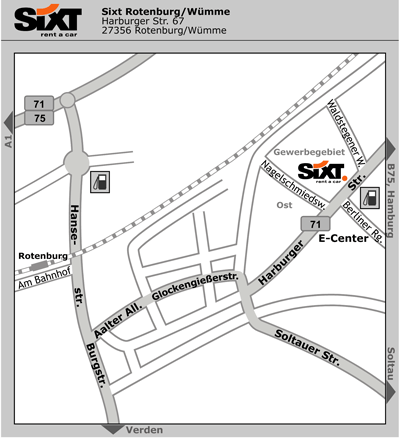 Sixt Autovermietung Rotenburg/Wuemme