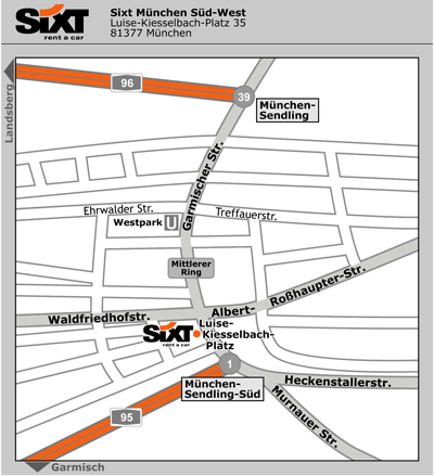 Sixt Autovermietung Munich South-West