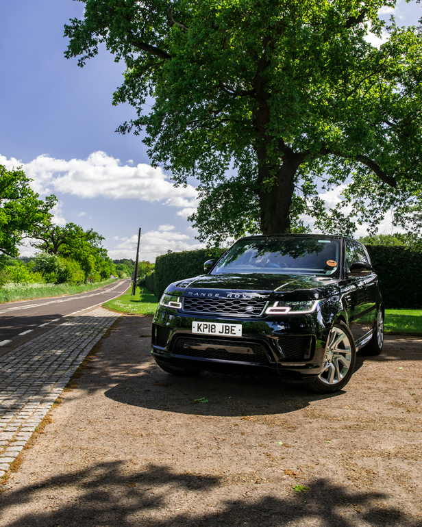 Range Rover Sport from the front