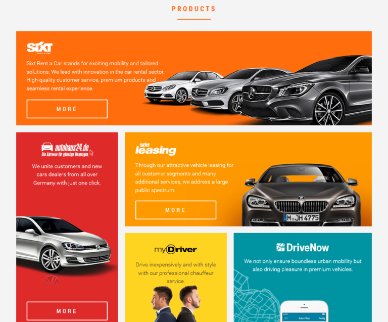 to the World of Sixt Sixt Car Hire Magazine