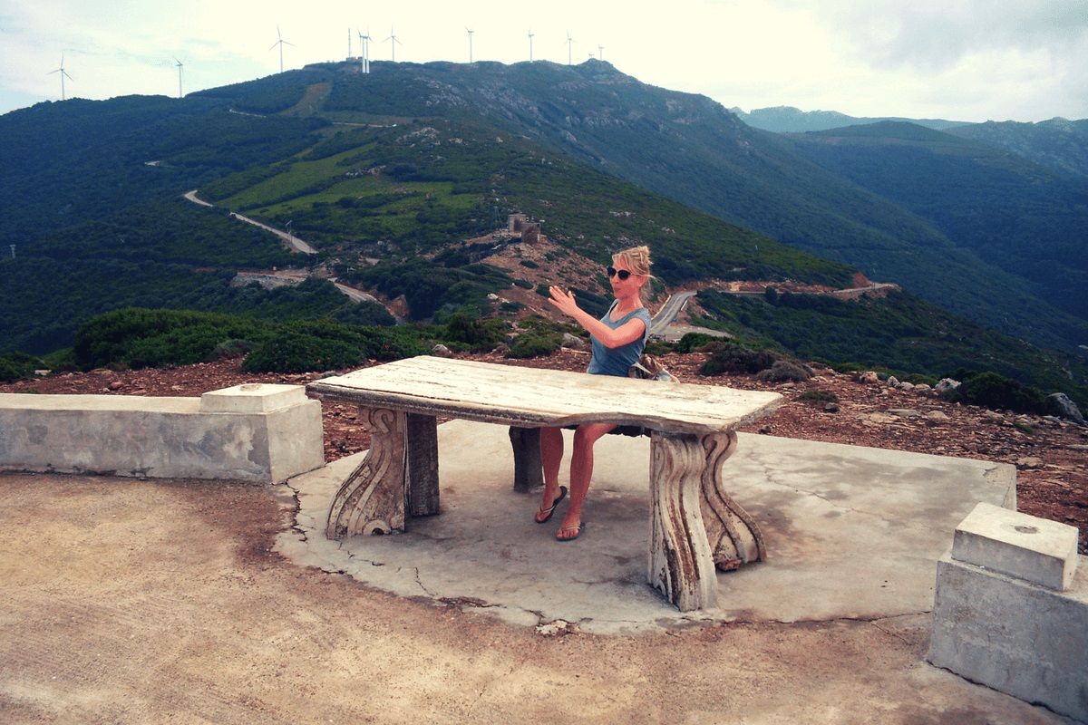 Moulin Mattei mountain view