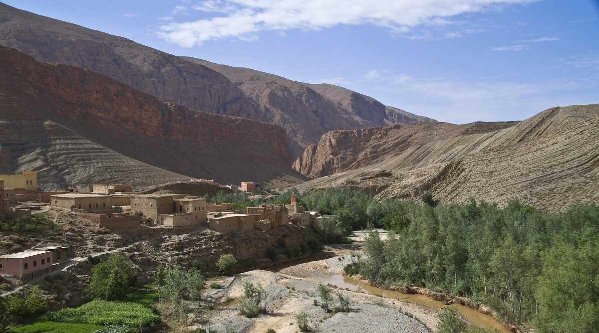 Panorama of the Dades Valley