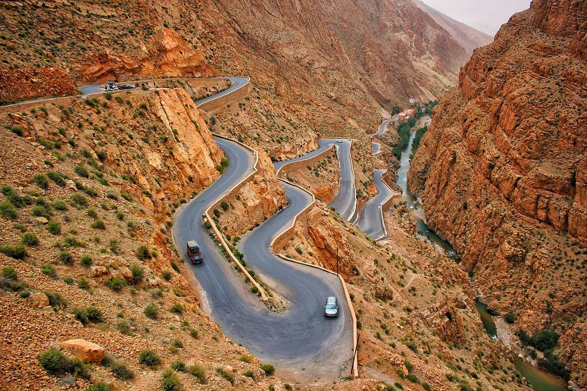 Dades Gorges driving road