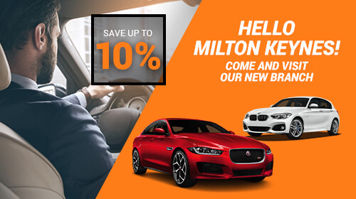 Up to 10% discount off Milton Keynes car hire
