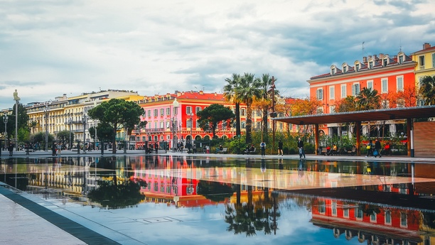 Palm Trees by the water in Nice