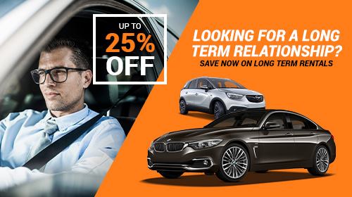 Sixt Long Term rental special discount banner