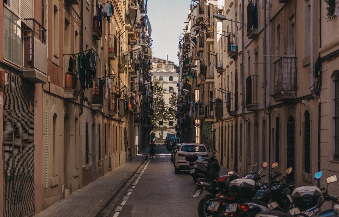 Barcelona city street