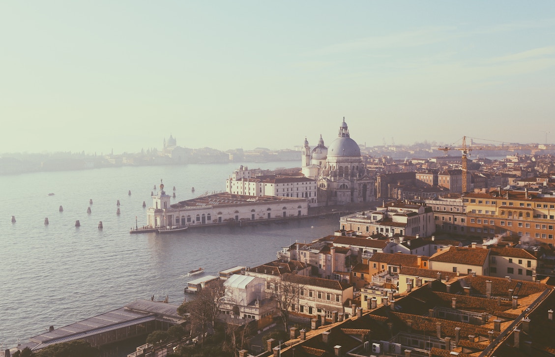 Overhead view of Venice